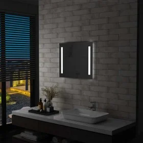 Bathroom wall mirror with LED 60x50 cm by vidaXL, Mirrors - Ref: Foro24-144705, Price: 78,32 €, Discount: %
