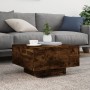 Couchtisch mit LED-Leuchten Räuchereiche 55x55x31 cm von , Couchtisch - Ref: Foro24-836578, Preis: 59,28 €, Rabatt: %