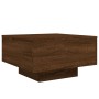 Couchtisch aus Holzwerkstoff braune Eiche 55x55x31 cm von , Couchtisch - Ref: Foro24-836573, Preis: 39,63 €, Rabatt: %