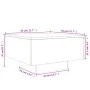 Mesa de centro madera de ingeniería roble marrón 55x55x31 cm de , Mesas de centro - Ref: Foro24-836573, Precio: 38,60 €, Desc...