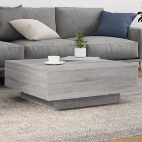 Engineered wood Sonoma gray coffee table 80x80x31 cm by , Coffee table - Ref: Foro24-836586, Price: 71,64 €, Discount: %