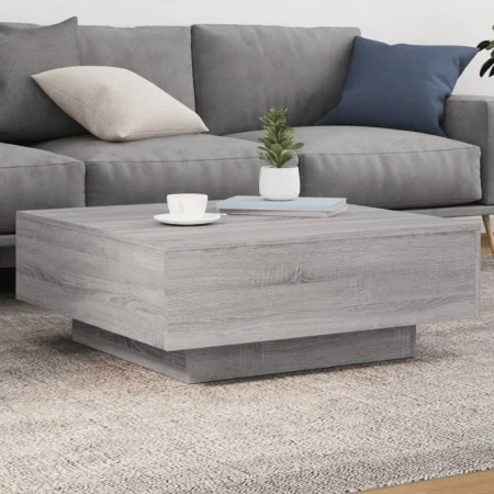 Engineered wood Sonoma gray coffee table 80x80x31 cm by , Coffee table - Ref: Foro24-836586, Price: 71,64 €, Discount: %