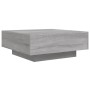 Engineered wood Sonoma gray coffee table 80x80x31 cm by , Coffee table - Ref: Foro24-836586, Price: 74,33 €, Discount: %