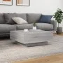 Engineered wood Sonoma gray coffee table 80x80x31 cm by , Coffee table - Ref: Foro24-836586, Price: 71,64 €, Discount: %