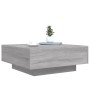 Engineered wood Sonoma gray coffee table 80x80x31 cm by , Coffee table - Ref: Foro24-836586, Price: 74,33 €, Discount: %
