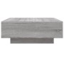 Engineered wood Sonoma gray coffee table 80x80x31 cm by , Coffee table - Ref: Foro24-836586, Price: 74,33 €, Discount: %