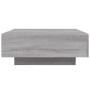 Engineered wood Sonoma gray coffee table 80x80x31 cm by , Coffee table - Ref: Foro24-836586, Price: 74,33 €, Discount: %