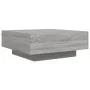 Engineered wood Sonoma gray coffee table 80x80x31 cm by , Coffee table - Ref: Foro24-836586, Price: 71,64 €, Discount: %