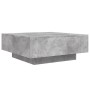 Grauer Couchtisch aus Holzwerkstoff Beton 80x80x31 cm von , Couchtisch - Ref: Foro24-836584, Preis: 73,98 €, Rabatt: %