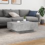 Grauer Couchtisch aus Holzwerkstoff Beton 80x80x31 cm von , Couchtisch - Ref: Foro24-836584, Preis: 73,98 €, Rabatt: %