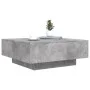 Engineered wood gray concrete coffee table 80x80x31 cm by , Coffee table - Ref: Foro24-836584, Price: 72,78 €, Discount: %
