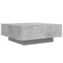 Engineered wood gray concrete coffee table 80x80x31 cm by , Coffee table - Ref: Foro24-836584, Price: 72,78 €, Discount: %