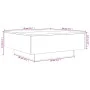 Engineered wood gray concrete coffee table 80x80x31 cm by , Coffee table - Ref: Foro24-836584, Price: 72,78 €, Discount: %