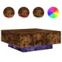 Couchtisch mit LED-Leuchten Räuchereiche 80x80x31 cm von , Couchtisch - Ref: Foro24-836592, Preis: 81,66 €, Rabatt: %