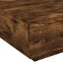 Couchtisch mit LED-Leuchten Räuchereiche 80x80x31 cm von , Couchtisch - Ref: Foro24-836592, Preis: 81,66 €, Rabatt: %