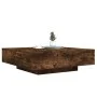 Engineered wood smoked oak coffee table 100x100x31 cm by , Coffee table - Ref: Foro24-836599, Price: 102,16 €, Discount: %