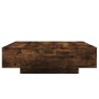 Couchtisch Holzwerkstoff Eiche geräuchert 100x100x31 cm von , Couchtisch - Ref: Foro24-836599, Preis: 104,40 €, Rabatt: %