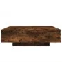 Engineered wood smoked oak coffee table 100x100x31 cm by , Coffee table - Ref: Foro24-836599, Price: 102,16 €, Discount: %