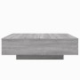 Sonoma Couchtisch aus grauem Holzwerkstoff 100x100x31 cm von , Couchtisch - Ref: Foro24-836600, Preis: 93,25 €, Rabatt: %