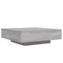 Engineered wood Sonoma gray coffee table 100x100x31 cm by , Coffee table - Ref: Foro24-836600, Price: 93,74 €, Discount: %
