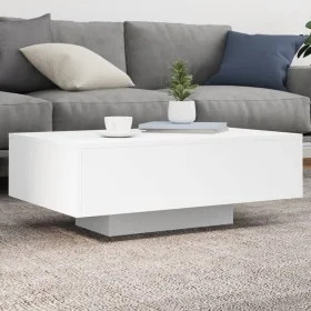 LED white coffee table 85x55x31 cm by , Coffee table - Ref: Foro24-836609, Price: 73,33 €, Discount: %