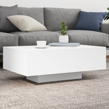 LED white coffee table 85x55x31 cm by , Coffee table - Ref: Foro24-836609, Price: 74,79 €, Discount: %