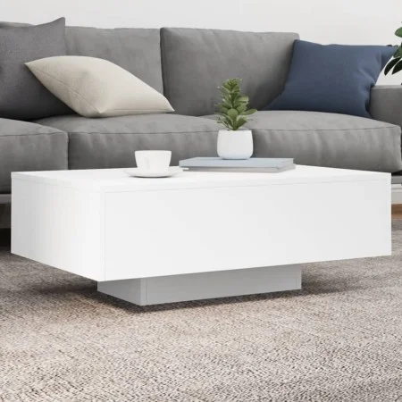 LED white coffee table 85x55x31 cm by , Coffee table - Ref: Foro24-836609, Price: 73,33 €, Discount: %