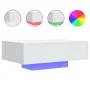 LED white coffee table 85x55x31 cm by , Coffee table - Ref: Foro24-836609, Price: 73,33 €, Discount: %