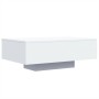 LED white coffee table 85x55x31 cm by , Coffee table - Ref: Foro24-836609, Price: 74,79 €, Discount: %