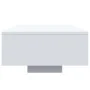 LED white coffee table 85x55x31 cm by , Coffee table - Ref: Foro24-836609, Price: 73,33 €, Discount: %