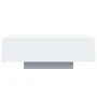 LED white coffee table 85x55x31 cm by , Coffee table - Ref: Foro24-836609, Price: 73,33 €, Discount: %
