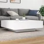 Couchtisch mit weißen LED-Leuchten 100x100x31 cm von , Couchtisch - Ref: Foro24-836602, Preis: 97,27 €, Rabatt: %