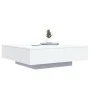 Couchtisch mit weißen LED-Leuchten 100x100x31 cm von , Couchtisch - Ref: Foro24-836602, Preis: 97,27 €, Rabatt: %