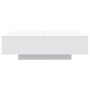 Couchtisch mit weißen LED-Leuchten 100x100x31 cm von , Couchtisch - Ref: Foro24-836602, Preis: 100,81 €, Rabatt: %