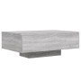 Gray Sonoma LED coffee table 85x55x31 cm by , Coffee table - Ref: Foro24-836614, Price: 78,69 €, Discount: %