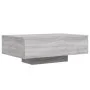 Gray Sonoma LED coffee table 85x55x31 cm by , Coffee table - Ref: Foro24-836614, Price: 76,23 €, Discount: %