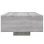 Gray Sonoma LED coffee table 85x55x31 cm by , Coffee table - Ref: Foro24-836614, Price: 76,23 €, Discount: %