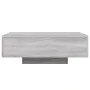 Gray Sonoma LED coffee table 85x55x31 cm by , Coffee table - Ref: Foro24-836614, Price: 76,23 €, Discount: %