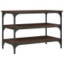 Holzwerkstoff Schuhbank braune Eiche 70x38,5x49 cm von , Bänke für Hallen und Lager - Ref: Foro24-839042, Preis: 49,21 €, Rab...