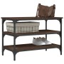 Engineered wood oak brown shoe bench 70x38.5x49 cm by , Benches for halls and storage - Ref: Foro24-839042, Price: 49,21 €, D...