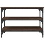 Holzwerkstoff Schuhbank braune Eiche 70x38,5x49 cm von , Bänke für Hallen und Lager - Ref: Foro24-839042, Preis: 49,21 €, Rab...