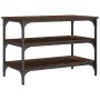 Holzwerkstoff Schuhbank braune Eiche 70x38,5x49 cm von , Bänke für Hallen und Lager - Ref: Foro24-839042, Preis: 49,21 €, Rab...