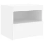 Nachttische mit LED-Leuchten 2 Einheiten weiß 50x40x45 cm von , Nachttische - Ref: Foro24-836764, Preis: 112,92 €, Rabatt: %