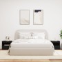 Bedside tables with LED lights, 2 units, black, 50x40x45 cm by , Nightstands - Ref: Foro24-836766, Price: 104,97 €, Discount: %
