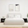 Bedside tables with LED lights, 2 units, black, 50x40x45 cm by , Nightstands - Ref: Foro24-836766, Price: 103,47 €, Discount: %