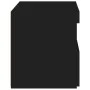 Mesitas de noche con luces LED 2 unidades negro 50x40x45 cm de , Mesitas de noche - Ref: Foro24-836766, Precio: 103,43 €, Des...