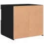Bedside tables with LED lights, 2 units, black, 50x40x45 cm by , Nightstands - Ref: Foro24-836766, Price: 103,47 €, Discount: %