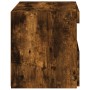 Bedside tables with LED lights 2 units smoked oak 50x40x45 cm by , Nightstands - Ref: Foro24-836772, Price: 88,45 €, Discount: %