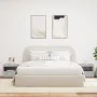 Bedside tables with LED lights 2 pcs concrete gray 50x40x45 cm by , Nightstands - Ref: Foro24-836770, Price: 78,48 €, Discoun...