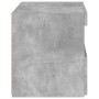 Nachttische mit LED-Leuchten 2 Stück betongrau 50x40x45 cm von , Nachttische - Ref: Foro24-836770, Preis: 79,42 €, Rabatt: %